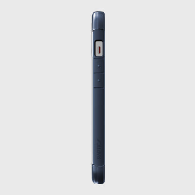 iPhone 13 in Raptic Terrain case - color blue - left side #color_blue