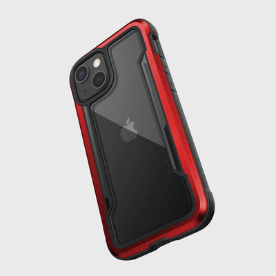 iPhone 13 Mini in Raptic Shield case - color red - with drop protection #color_red