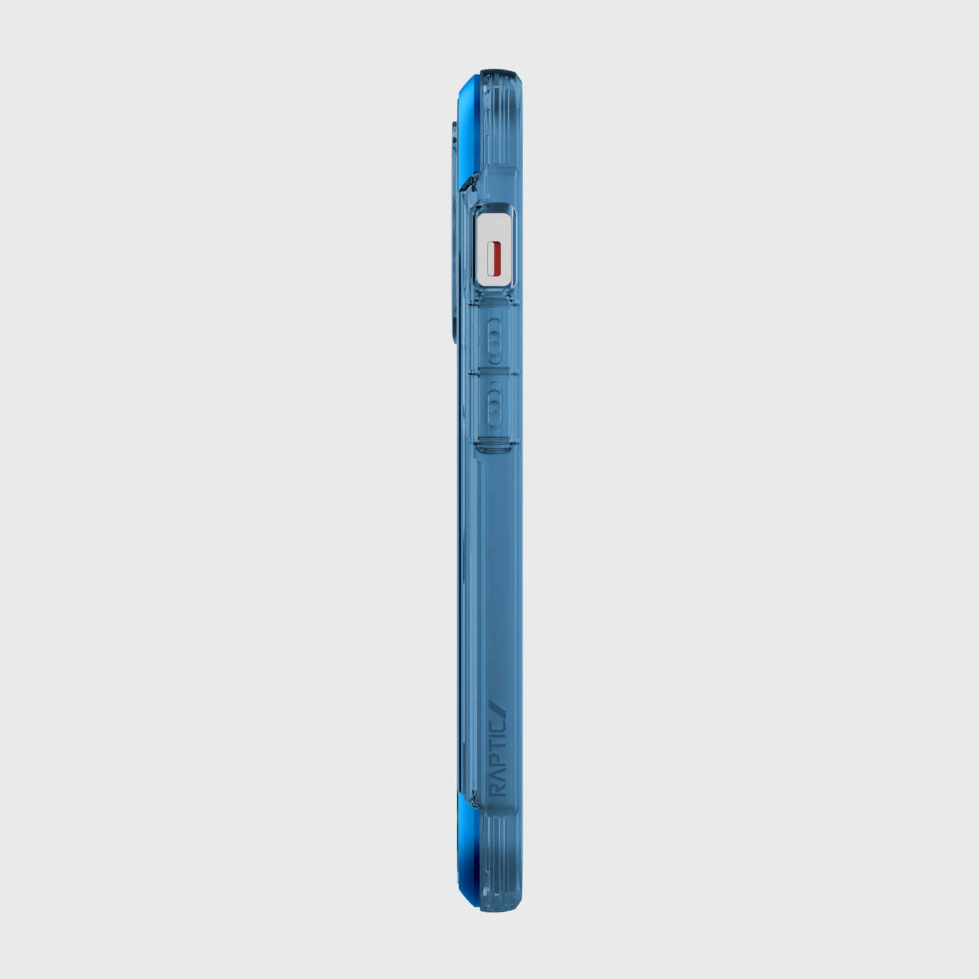 iPhone 13 Pro in Raptic Air case - color blue - left side #color_blue