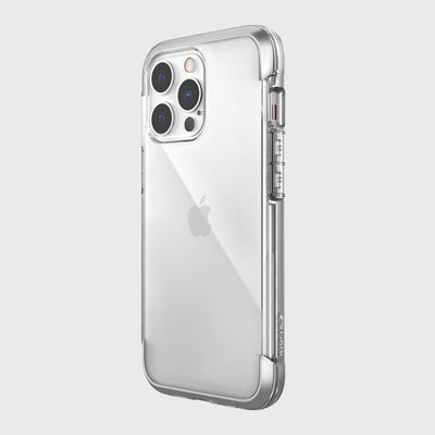iPhone 13 Pro in Raptic Air case - color clear - back angle #color_clear