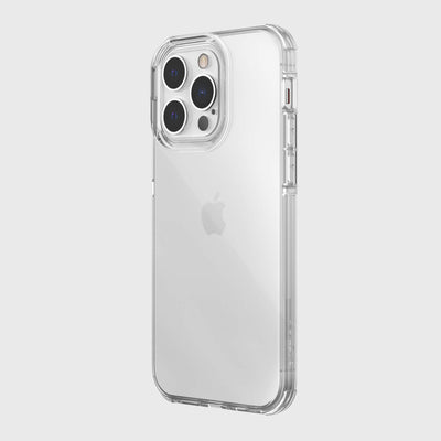 iPhone 13 Pro in Raptic Clear case - color clear - back angle #color_clear