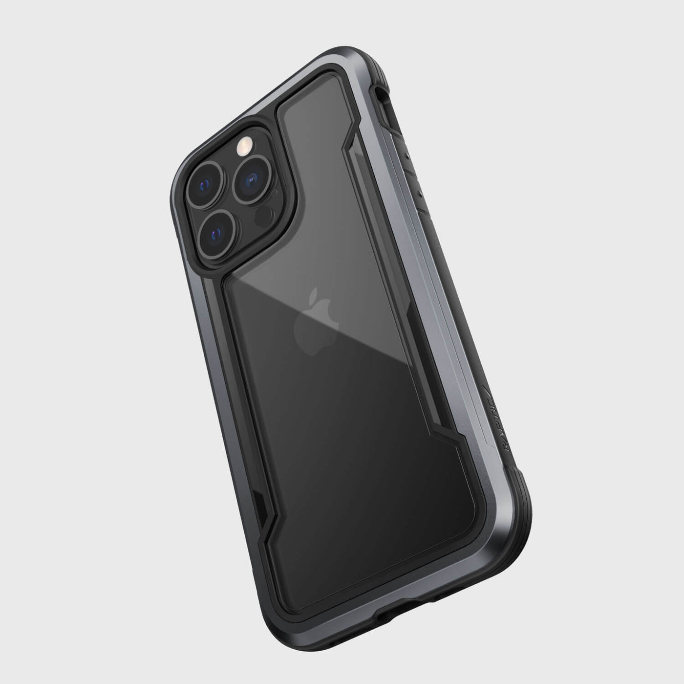 iPhone 13 Pro in Raptic Shield case - color black - with drop protection #color_black