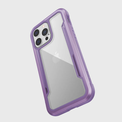 iPhone 13 Pro in Raptic Shield case - color purple - with drop protection #color_purple
