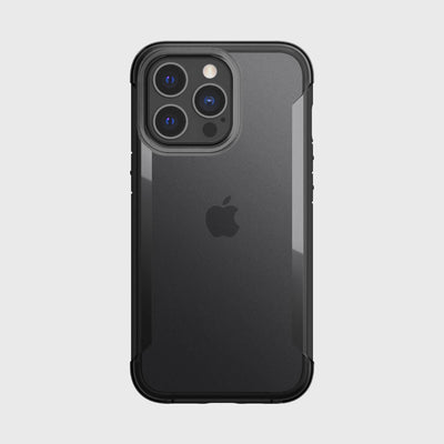 iPhone 13 Pro in Raptic Terrain case - color black - back side #color_black