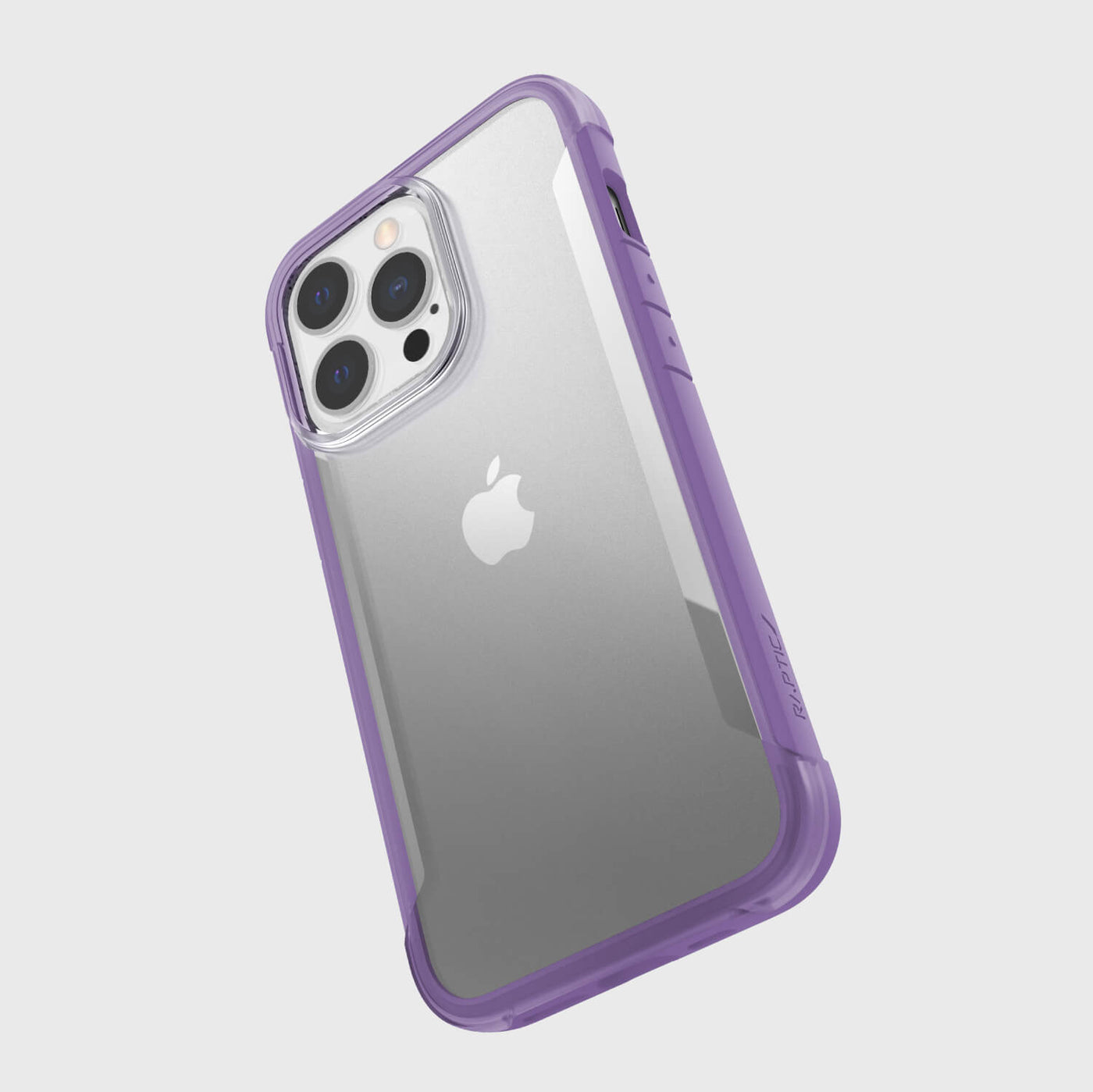 iPhone 13 Pro in Raptic Terrain case - color purple - with drop protection #color_purple