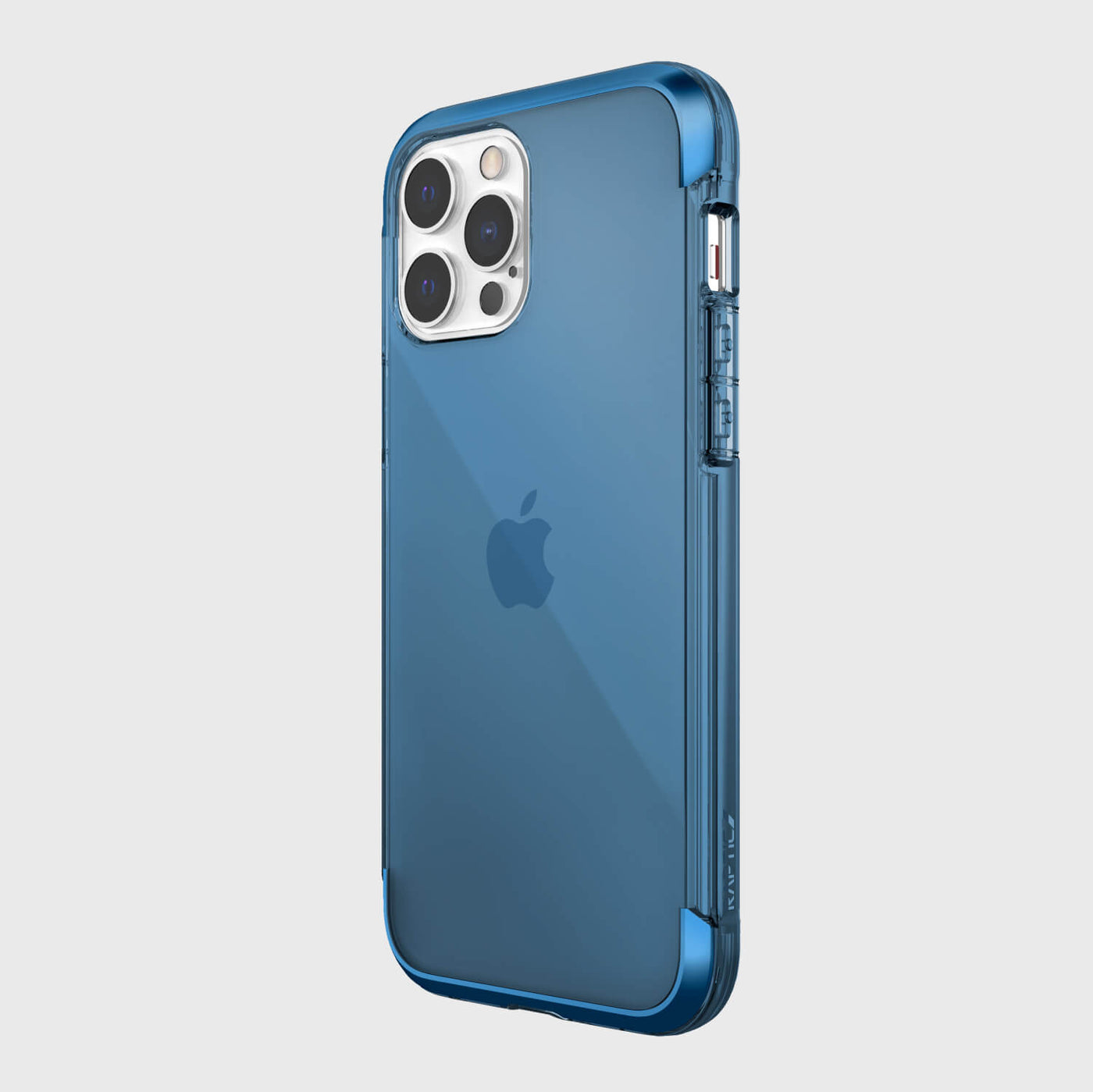 iPhone 13 Pro Max in Raptic Air case - color blue - back angle #color_blue