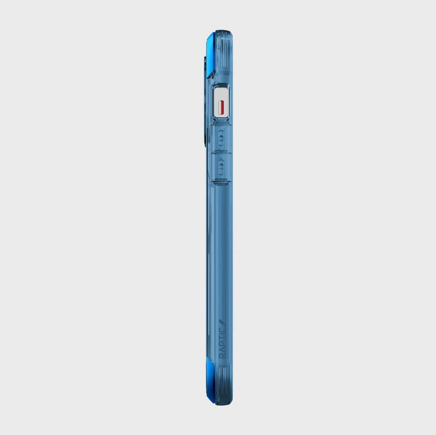 iPhone 13 Pro Max in Raptic Air case - color blue - left side #color_blue