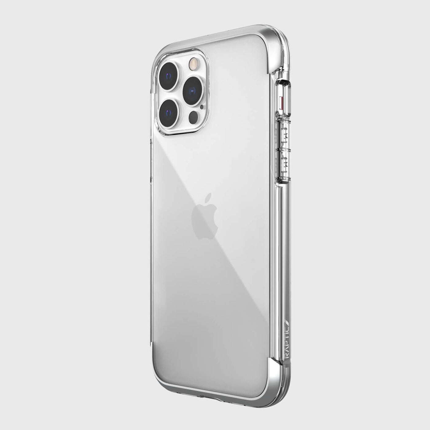 iPhone 13 Pro Max in Raptic Air case - color clear - back angle #color_clear