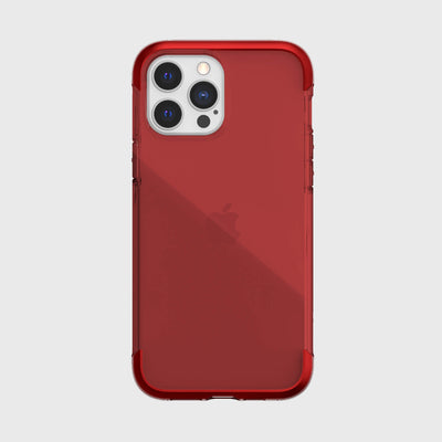 iPhone 13 Pro Max in Raptic Air case - color red - back side #color_red