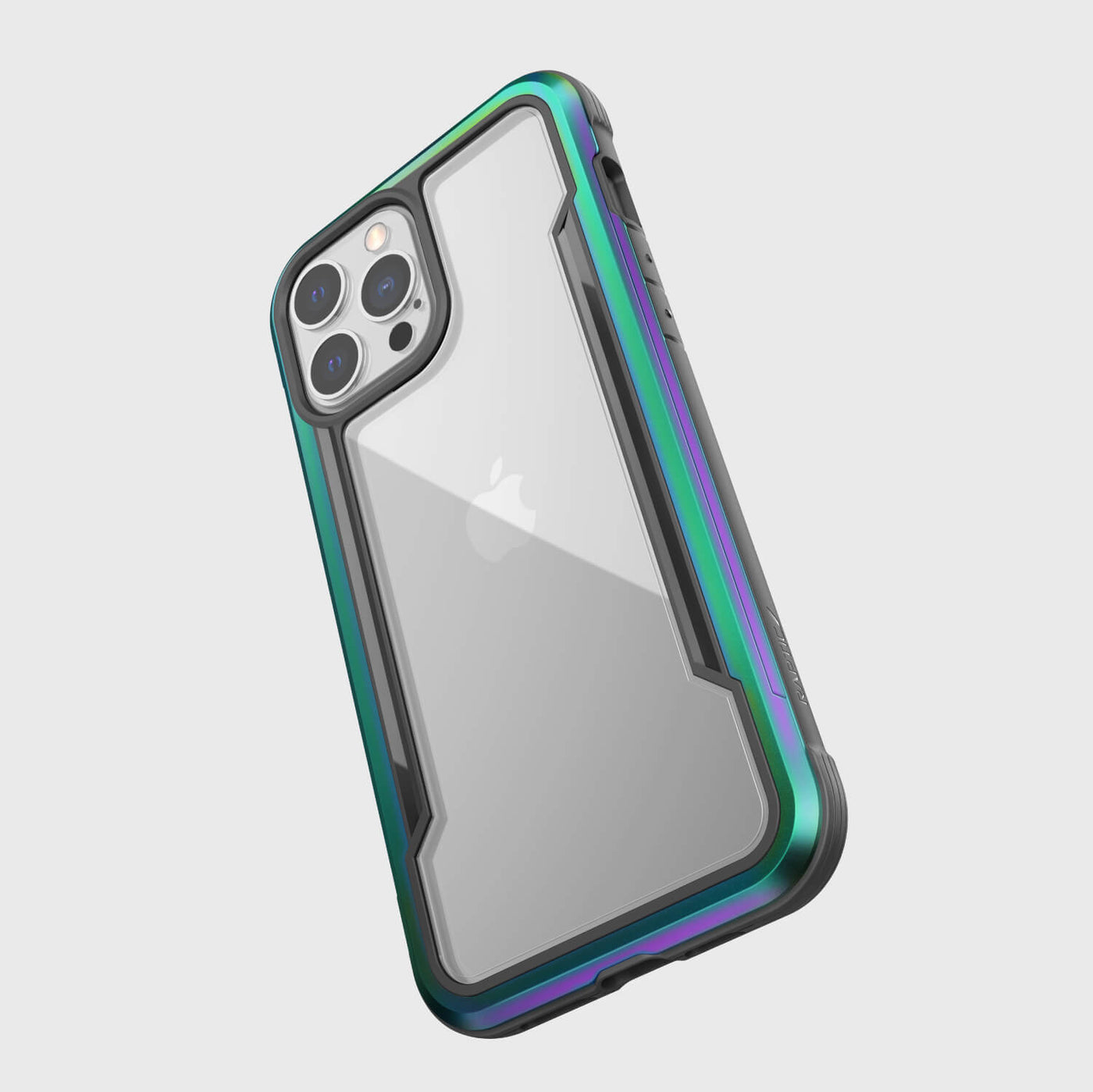 iPhone 13 Pro Max in Raptic Shield case - color iridescent - with drop protection #color_iridescent