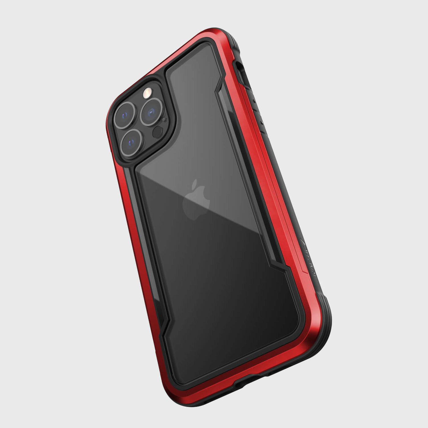 iPhone 13 Pro Max in Raptic Shield case - color red - with drop protection #color_red