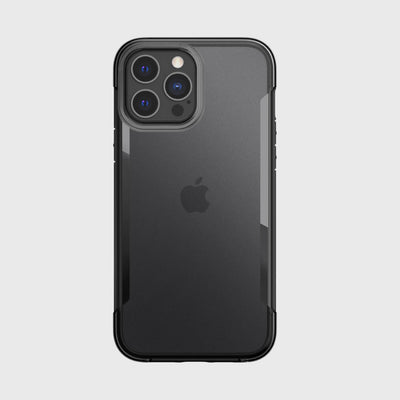iPhone 13 Pro Max in Raptic Terrain case - color black - back side #color_black