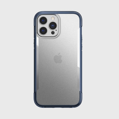 iPhone 13 Pro Max in Raptic Terrain case - color blue - back side #color_blue
