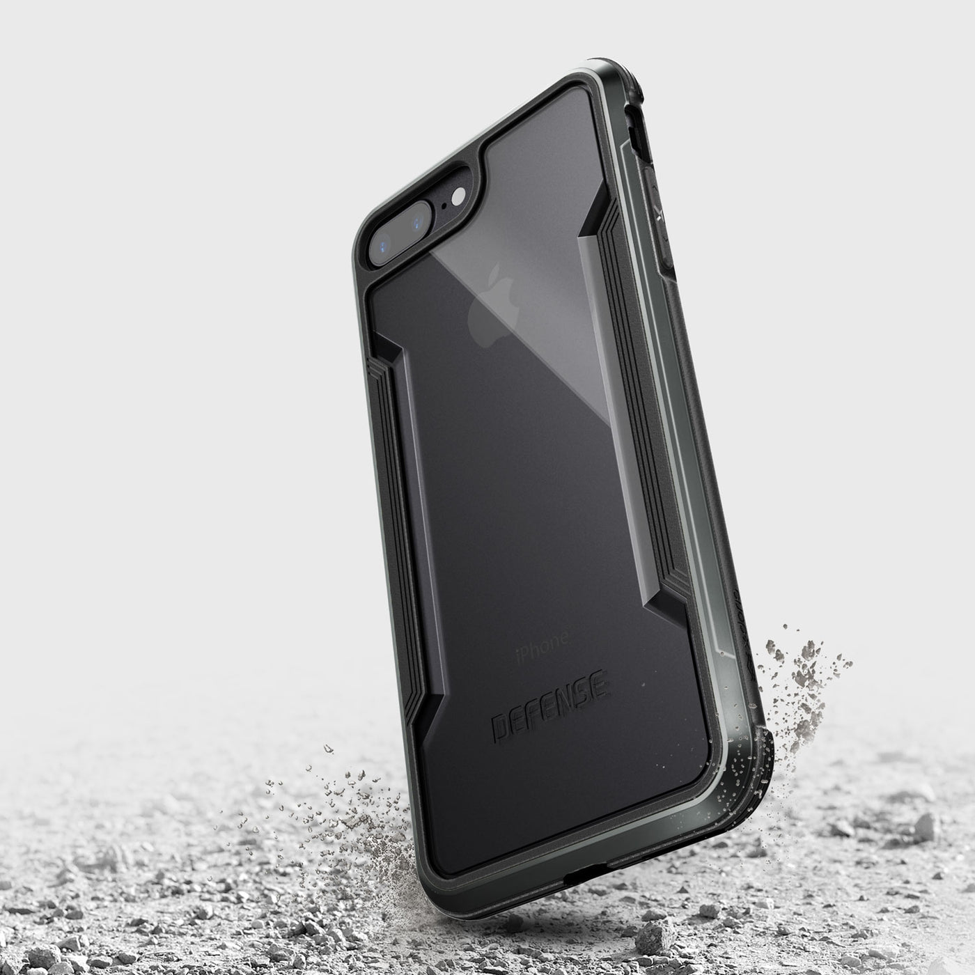 Black Rugged iPhone 8 Plus/7 Plus Case