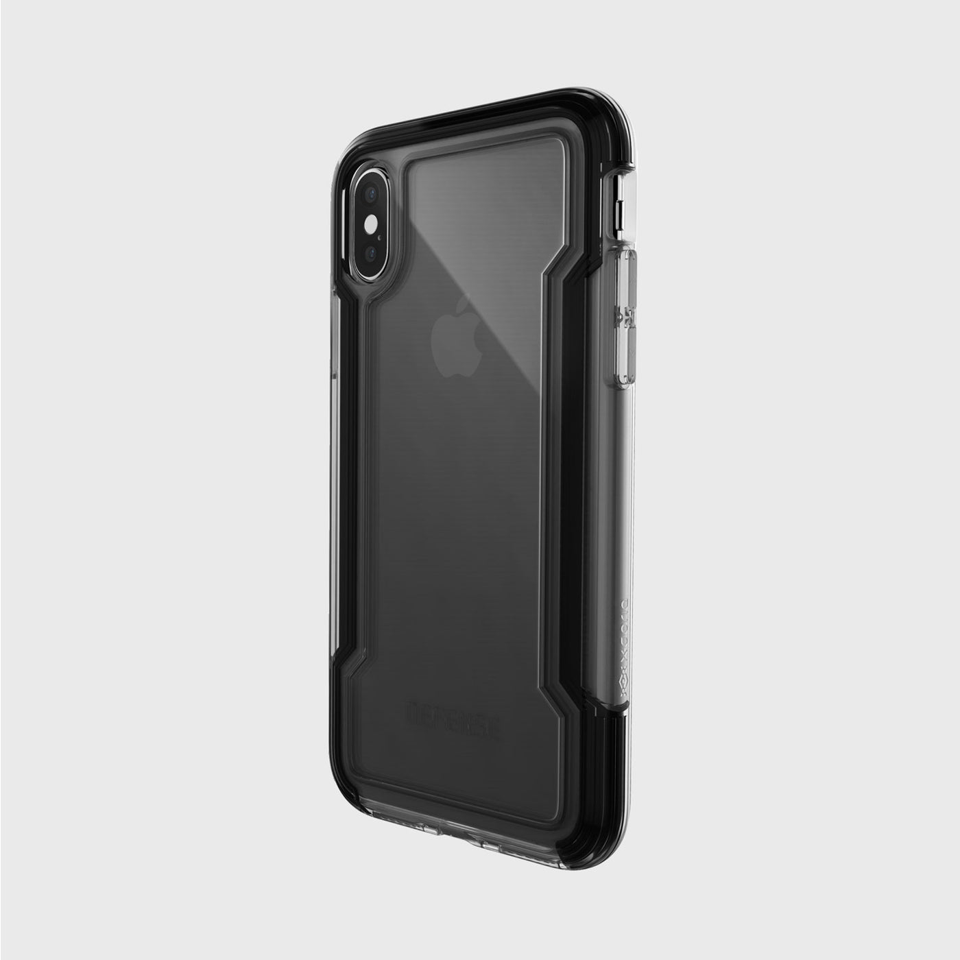 Thin Case for X/XS. Raptic Clear in black. #color_black