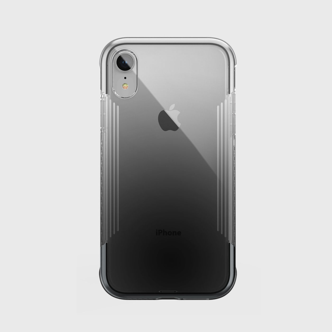 Transparent Case for iPhone XR. Raptic Air in black.#color_black