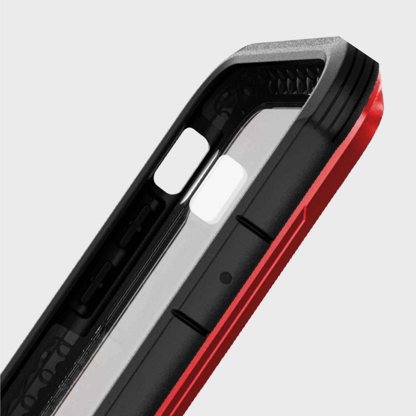 Rugged Case for iPhone XR. Raptic Shield in red.