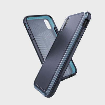 Luxurious Case for iPhone XR. Raptic Ultra in blue.