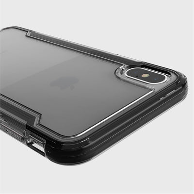 Thin Case for iPhone XS Max. Raptic Clear in black.