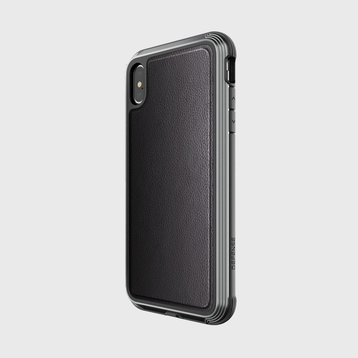 Luxurious Case for iPhone XS Max. Raptic Lux in black leather.