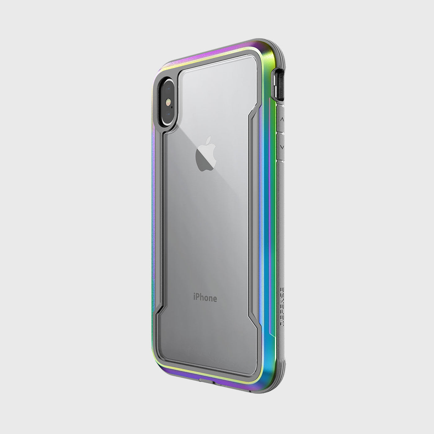Rugged Case for iPhone XS Max. Raptic Shield in iridescent.